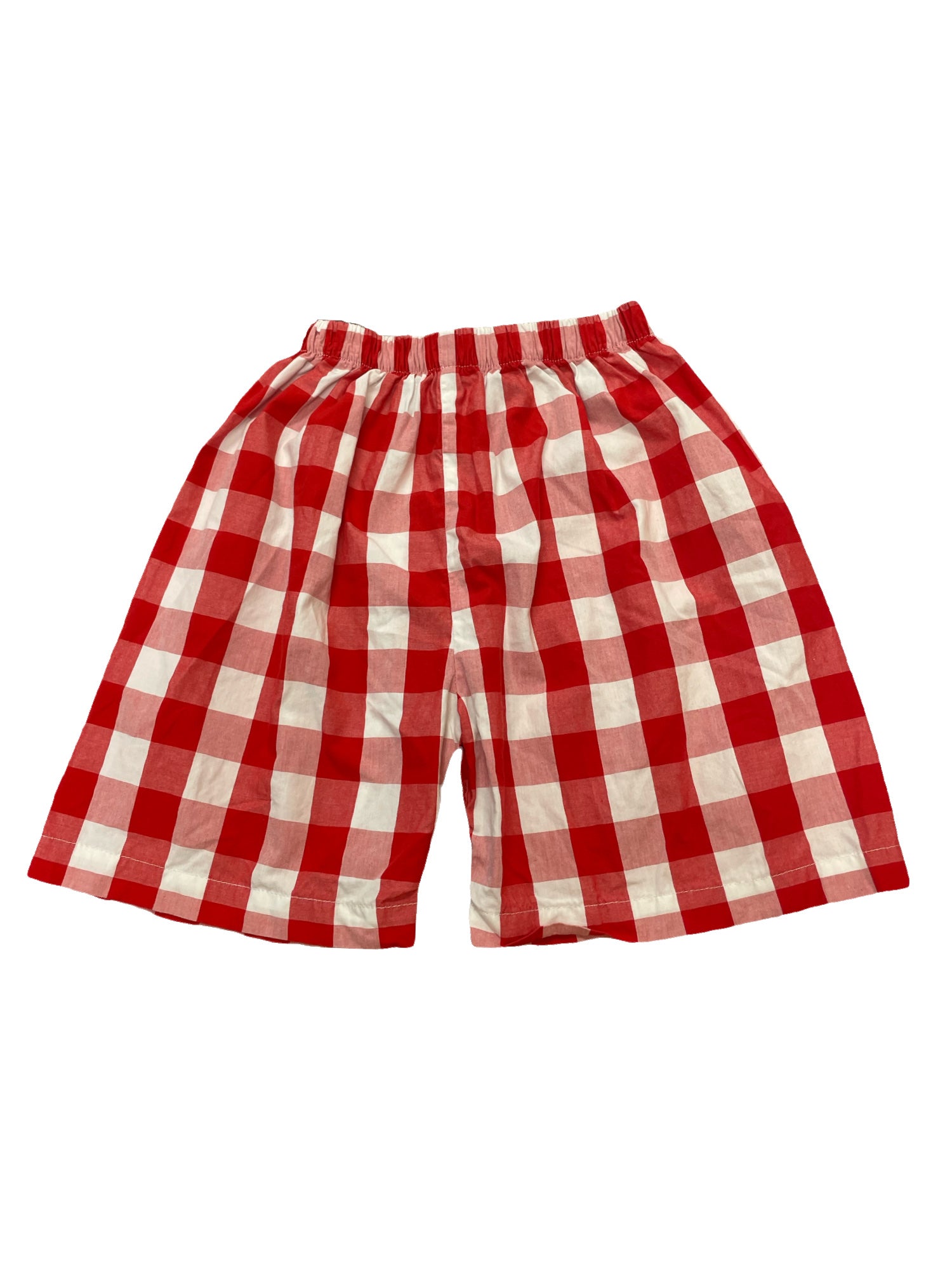 Red Gingham Shorts sz 5